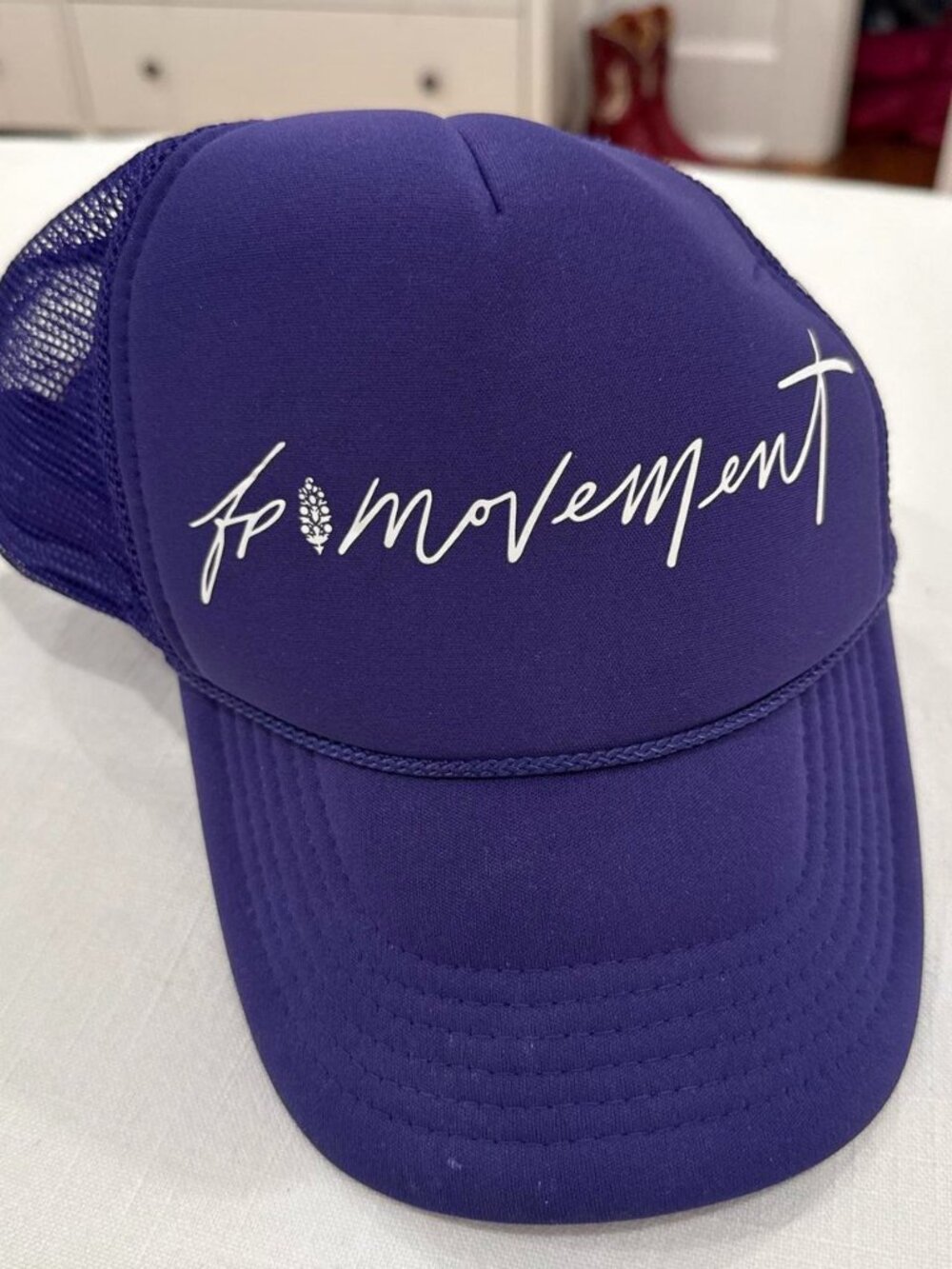 Free People Women's Purple and Blue Hat